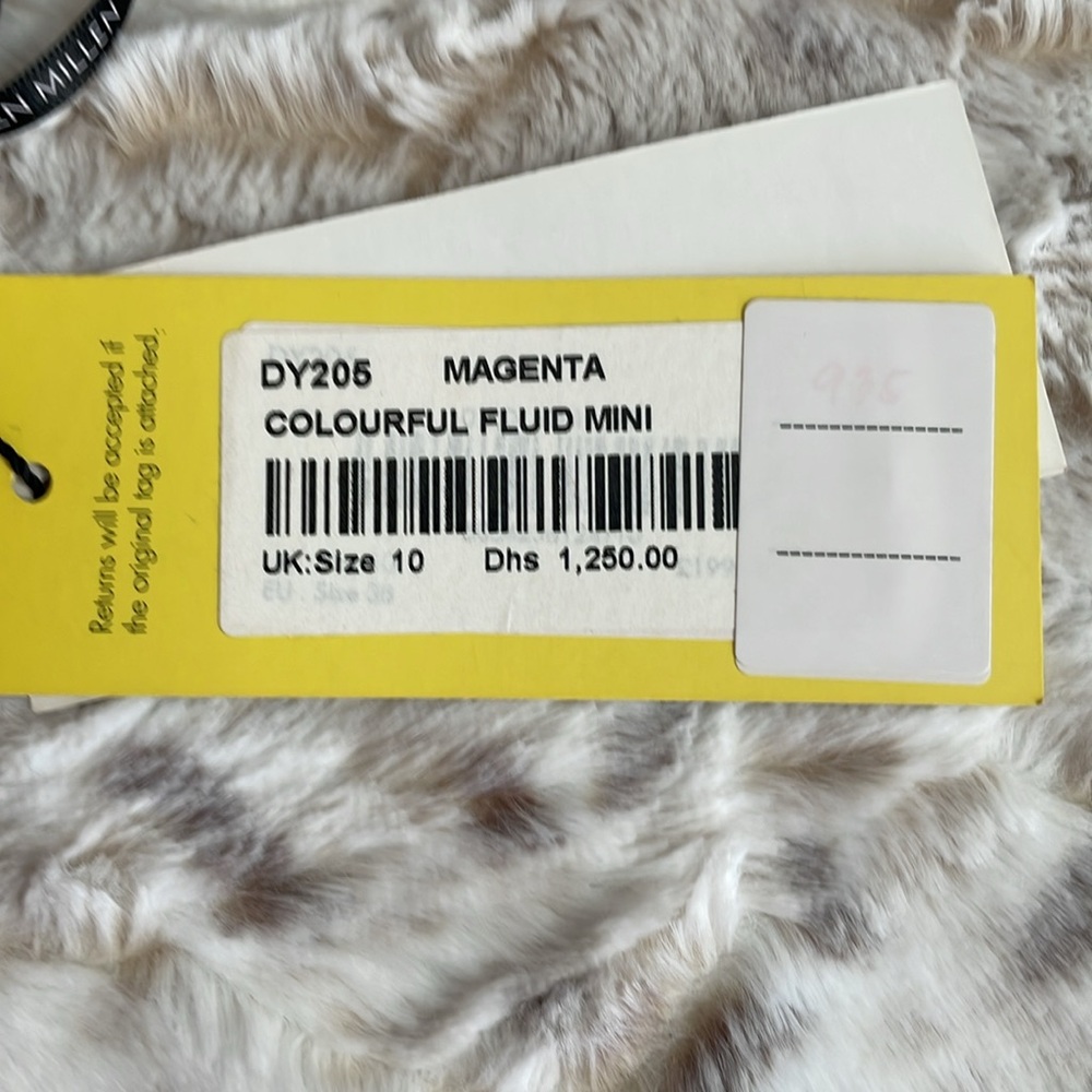 NWT Karen Millen Magenta Fluid Midi Dress UK Size 10 US Size 6 - Picture 15 of 16